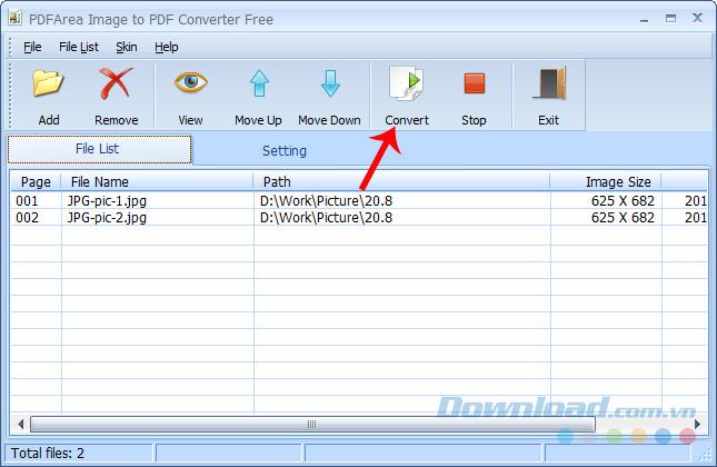 Comment convertir un fichier image JPG en un document PDF