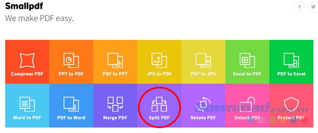 How to split PDF files online