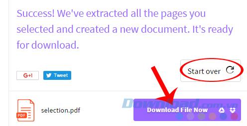 How to split PDF files online