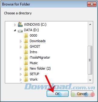 Ubah lokasi untuk menyimpan data yang diunduh dari Internet Download Manager