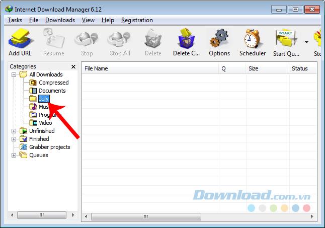 Modifier lemplacement pour enregistrer les données téléchargées dInternet Download Manager