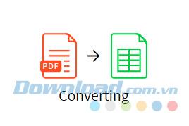 Convert PDF files into Excel online