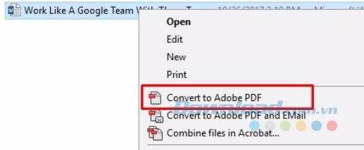 Instructions for using Adobe Acrobat Pro DC to create and manage PDF files