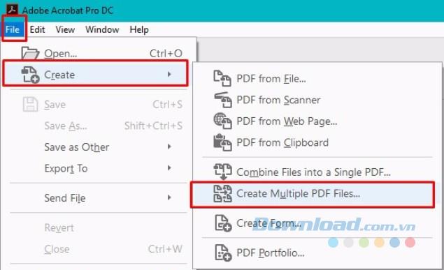 Instructions for using Adobe Acrobat Pro DC to create and manage PDF files