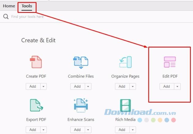 Instructions for using Adobe Acrobat Pro DC to create and manage PDF files