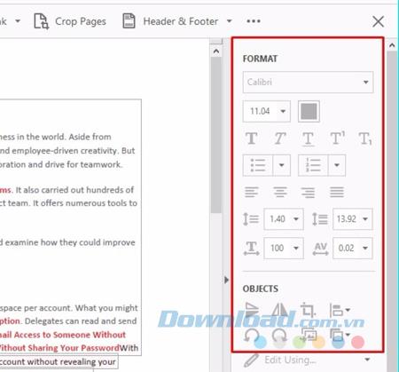 Instructions for using Adobe Acrobat Pro DC to create and manage PDF files