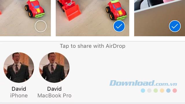 Partagez des photos et des fichiers entre des appareils iOS et Mac à laide dAirDrop