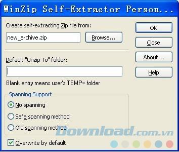 Comment créer des fichiers auto-extractibles avec WinZip