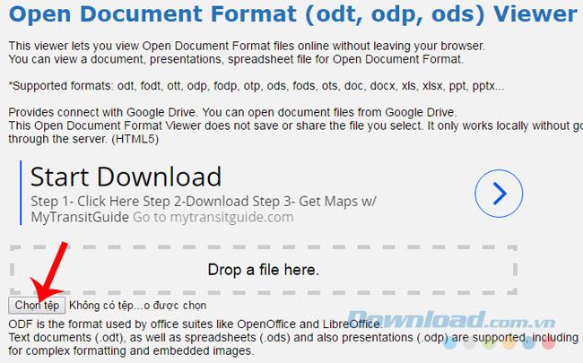 Comment afficher les fichiers ODS directement dans Chrome