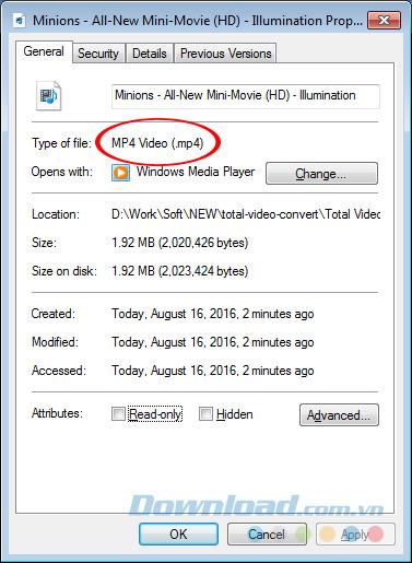 Total Video ConverterでMP3ビデオをMP4に非常にすばやく変換