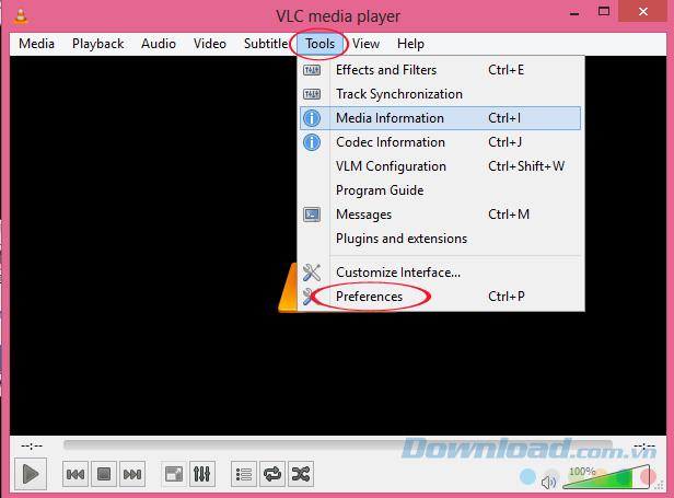 How to change the Vietnamese language for VLC Media Player