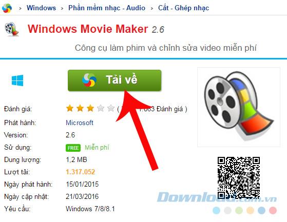 Herunterladen und Installieren von Windows Movie Maker