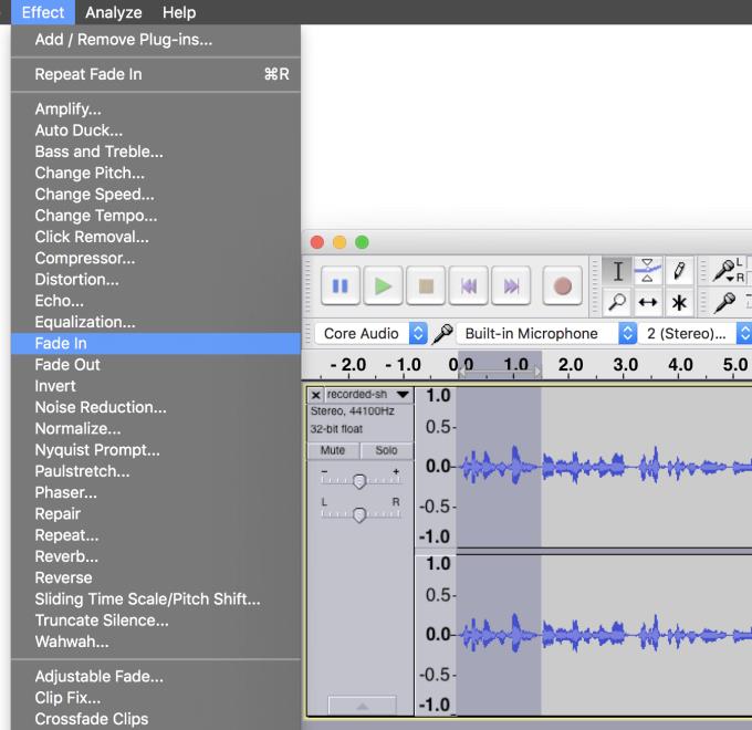 Instructions for editing audio with Audacity for beginners