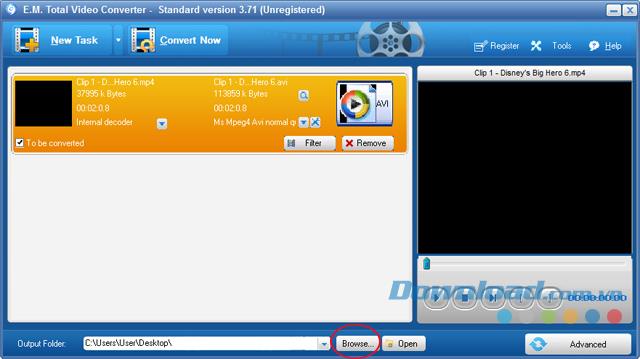 Panduan untuk menukar Video dengan Total Video Converter