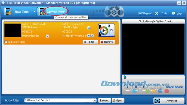 Guide to convert Video by Total Video Converter