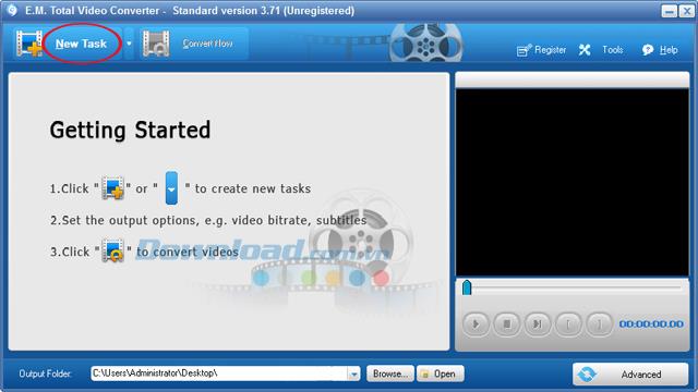 Gids om video naar 3GP te converteren met Total Video Converter