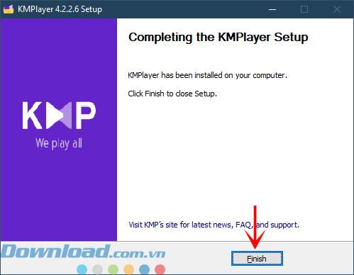 Instructions for installing and using KMPlayer to watch HD videos