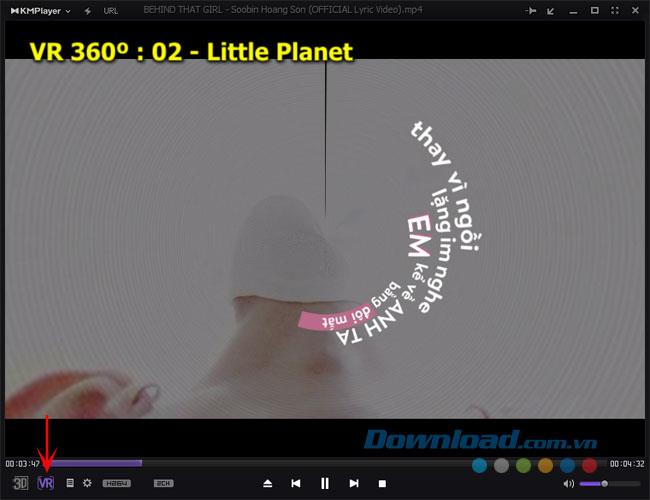 Instructions for installing and using KMPlayer to watch HD videos