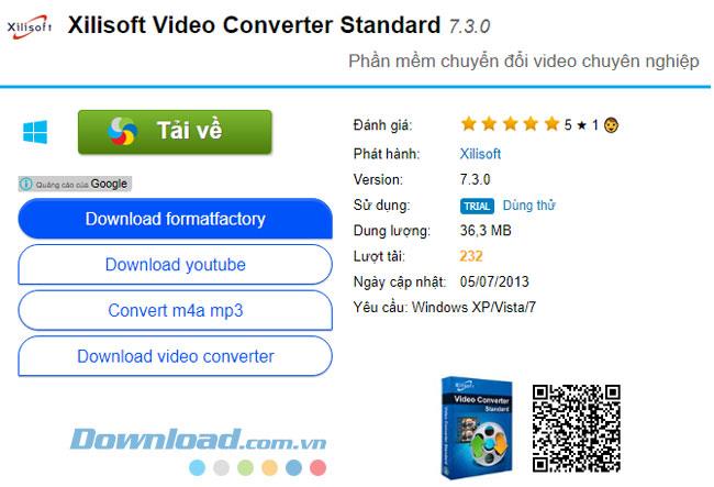 Instructions for installing and using Xilisoft Video Converter to join videos