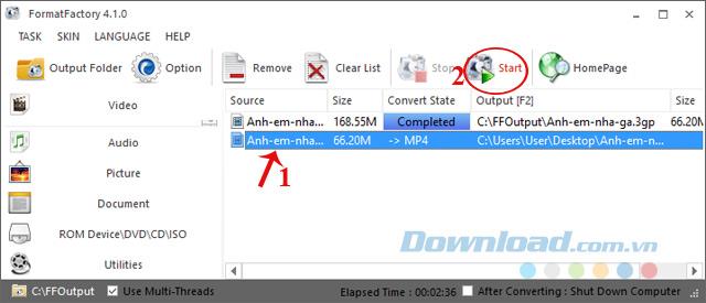 Como converter vídeo em MP4 usando o Format Factory