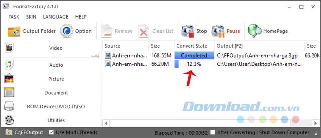 Cara menukar Video ke MP4 menggunakan Format Factory