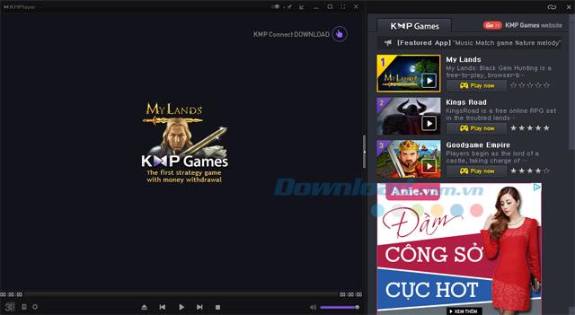 كيفية منع الإعلانات على KMPlayer