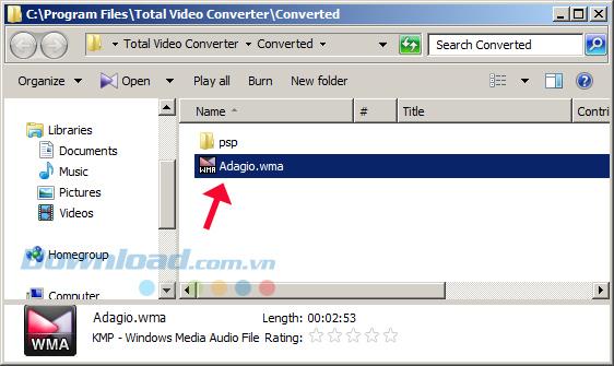 Comment convertir laudio en WMA avec Total Video Converter