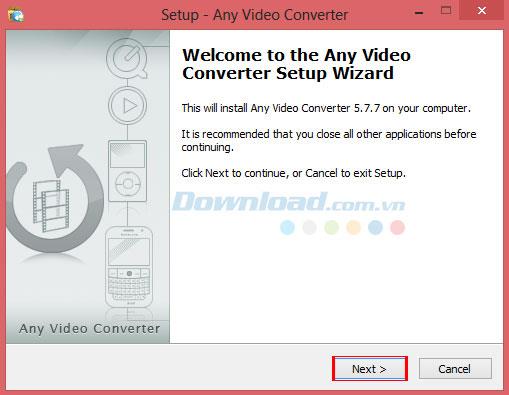 How to convert video format with Any Video Converter Free