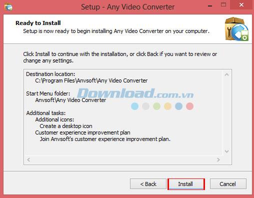 How to convert video format with Any Video Converter Free