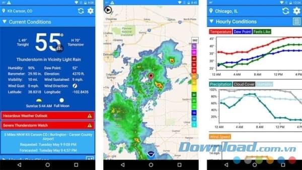أفضل 15 تطبيق لتوقعات الطقس على Android
