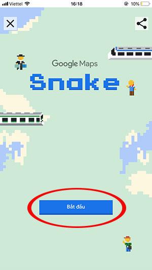 تعليمات للعب لعبة الثعبان على خرائط جوجل