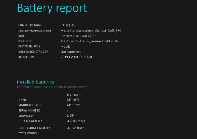 Das beste Tool zur Analyse des Batteriezustands von Laptops