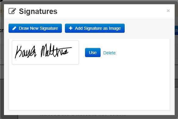 create a signature to use in pdf