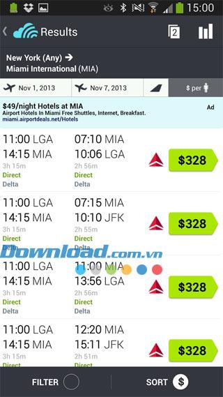 Top cheap flight ticket booking application