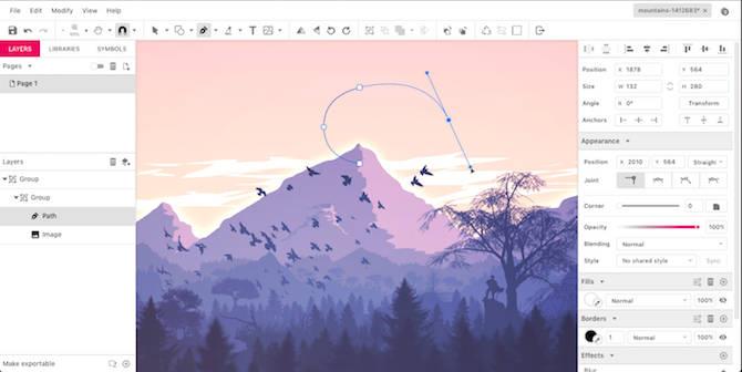 Wählen Sie aus kostenlosen Grafikdesigns, die Adobe Illustrator basierend auf dem besten Browser ersetzen