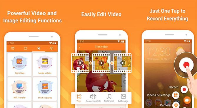 Top besten kostenlosen Bildschirmaufzeichnungs-Apps auf Android-Handys