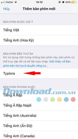 Mengunggulkan perangkat lunak pengetikan Vietnam terbaik di iOS