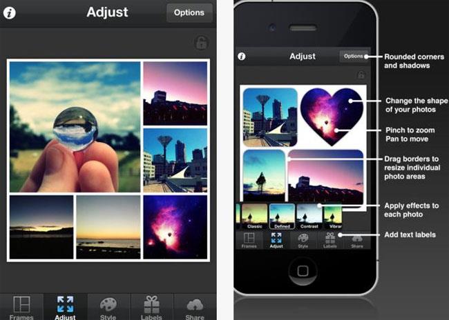 TOP beste Fotocollage-App für iOS