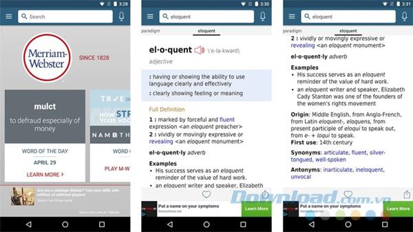 Top 7 der besten englisch-vietnamesischen Wörterbuchanwendungen für Android