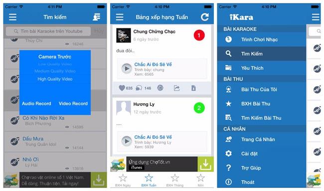 TOP 10 best Karaoke applications on the phone