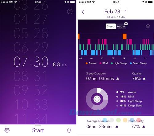 7 Tracking-Anwendungen und helfen, den Schlaf zu verbessern