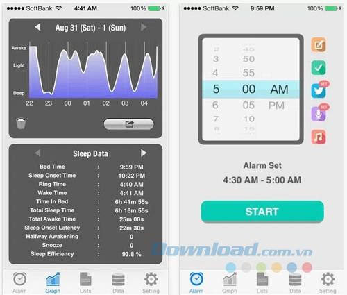 7 Tracking-Anwendungen und helfen, den Schlaf zu verbessern