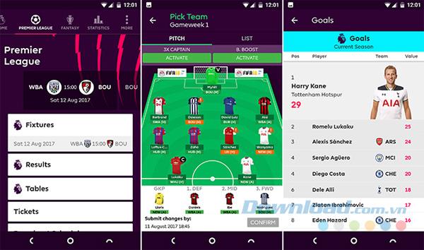 Top 10 der besten Fußball-Tracking-Apps der Premier League für Android