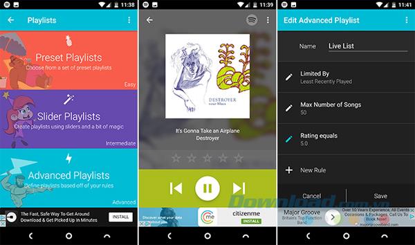 12 تطبيق Android يكمل Spotify