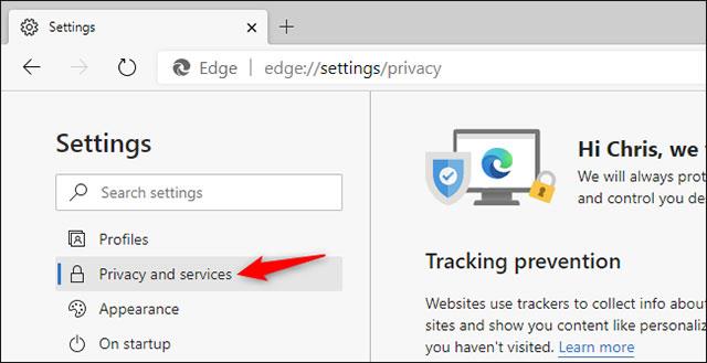 How to turn on spam blocking on Microsoft Edge