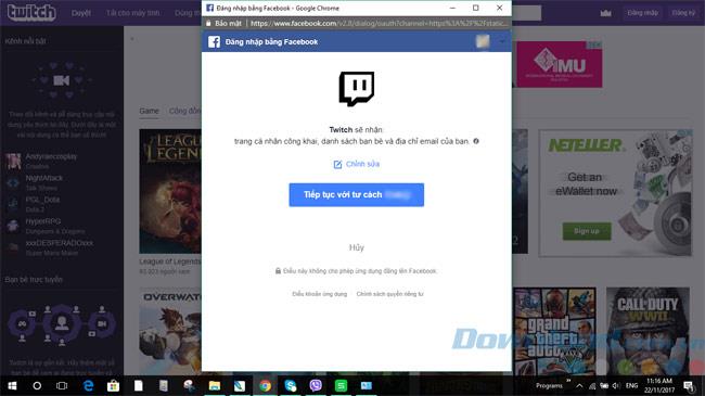 تعليمات لتسجيل حساب Twitch على جهاز الكمبيوتر