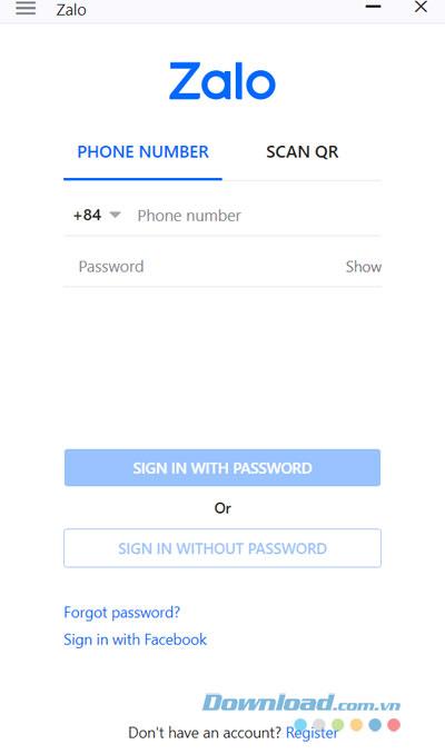 Instructions on how to download Zalo PC and PC