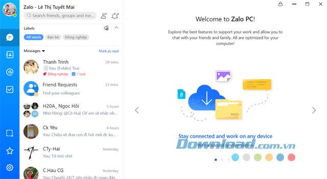 Instructions on how to download Zalo PC and PC