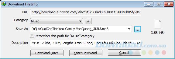 قم بتنزيل موسيقى MP3 المجانية من NhacCuaTui إلى جهاز الكمبيوتر الخاص بك