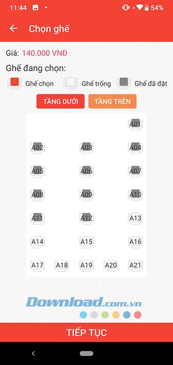 Instruction to book Phuong Trang bus tickets, buy bus tickets on mobile